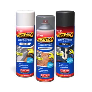 Borracha líquida impermeabilizante spray 400 ml - Vedatudo