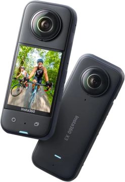  Insta360 X3 - Câmara de ação 360 resistente à água, sensor de 1/2", 5,7 K 360, fotos 72 M