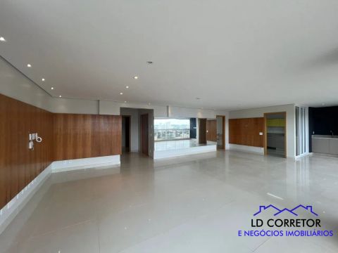 Luxuoso apartamento de 4 quartos no Setor Marista, Goiânia-GO: 4 suítes, 4 salas, 6 banhei