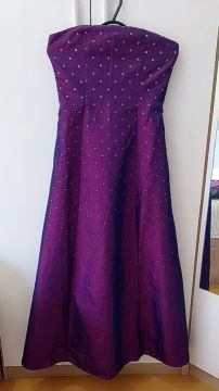 Vestido de formatura roxo