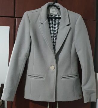 Casaco Blazer Feminino Cinza