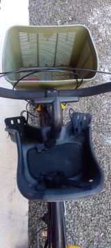 Cadeirinha dianteira para bicicleta 