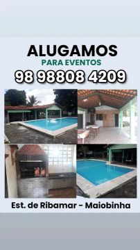 Aluguel de Espaço para Eventos - Est. de Ribamar - MA