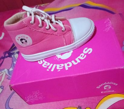 Tênis Infantil Feminino Emilia - Rosa n 26/27