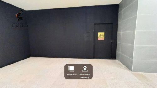 Loja de 1.039,30 m² no 1º andar do Supermercado Cometa do Presidente Kennedy para aluguel