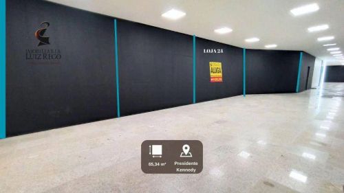 Aluga Loja de 65,34 m² 1º andar do Supermercado Cometa do Presidente Kennedy
