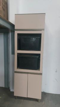 Armário de Cozinha Henn Connect - Espaço para 2 Fornos! 