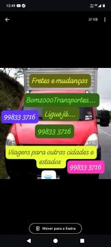 Fretes mudanças e viagens 
