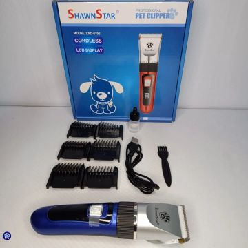 Máquina de Cortar Pelo para Pet - Shawnstar® - Cordless - LCD Display