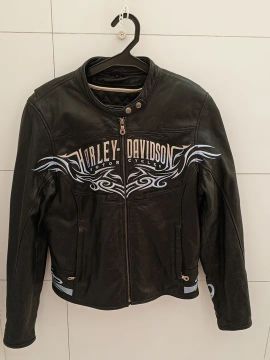 Jaqueta de Couro - Harley Davidson - Tamanho M - Unissex