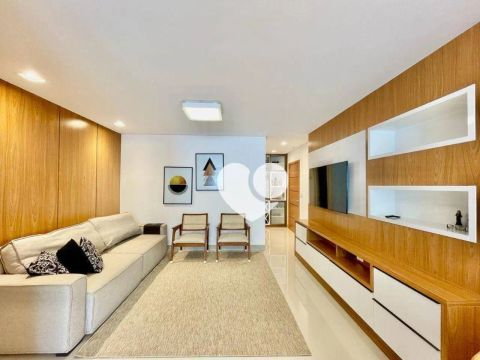 Apartamento com 3 dormitórios para alugar, 104 m² por R$ 6.650,25/mês - Centro - Guarapari