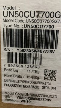 Smart Tv 50 polegadas (tela quebrada)