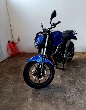 Moto Yamaha Fazer FZ25 250 Azul - Modelo 2019, Impecável!