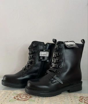 Botas Coturno Feminino Preto