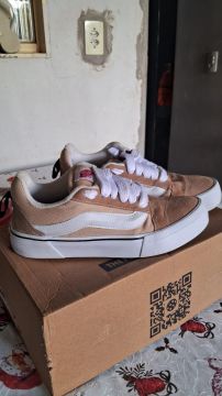 Tênis Vans Old Skool Bege e Branco