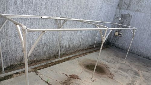 Cobertura/ capota para barco em alumínio 