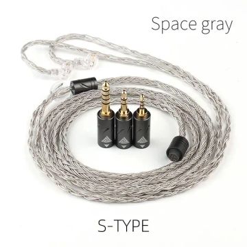 Qkz q1 max  cabo para fone qkz kz Pin C sem microfone S type