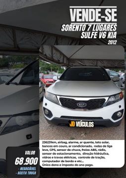 KIA SORENTO 7 LUGARES SULFE V6