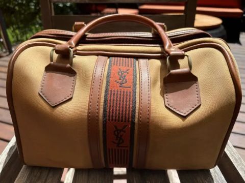 Bolsa Vintage YSL Mini Boston Clássica