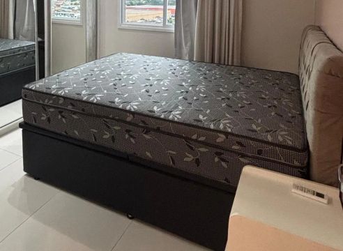 Colchão Magnético Queen Com Controle Massageador E Energia Bio Quântica 