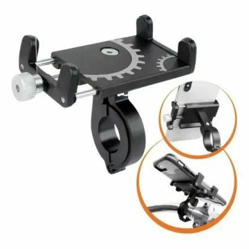 Suporte para celular para guidão de moto alumínio 