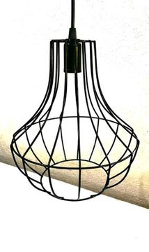 Lustre Pendente Luminaria Retro Aramado Balão