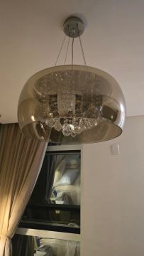 Lustre Moderno de Cristal