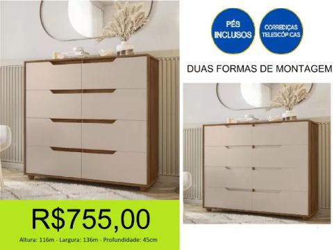 Comoda para quarto - entrega imediata 
