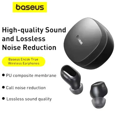Fone de Ouvido Baseus Encok WM01 Preto