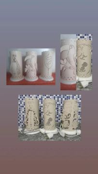 Luminárias Decorativas de PVC - Lindas e Exclusivas
