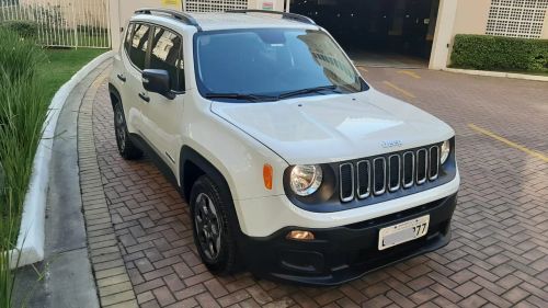 Jeep Renegade 1.8 16V, automático, ano/modelo 2018, Branco.