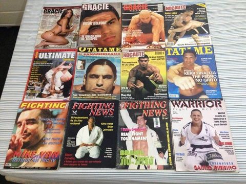 12 Revistas Gracie Magazine Nocaute Tatame Fighting News  