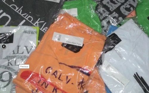 Camiseta Calvin Klein Atacado camisetas Grife Premium Fornecedor Roupas de Marca
