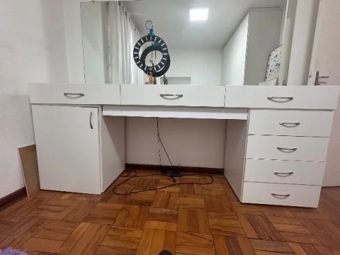 Bancada/penteadeira de maquiagem
