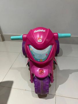 Moto Elétrica Infantil Rosa