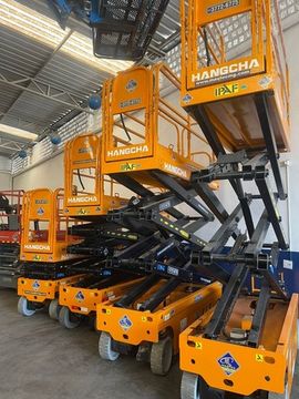 Locação de plataforma elevatória tesoura 08,10,12 m