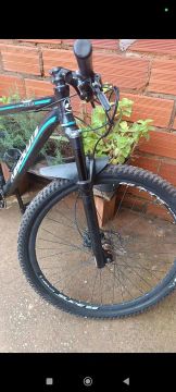 Bicicleta absolute 12V suspensão ar óleo 