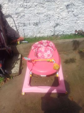 Andador para bebê - Rosa