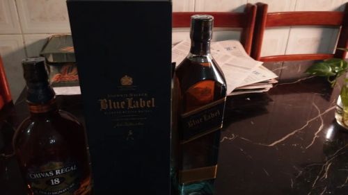 Whisky BLUE label 