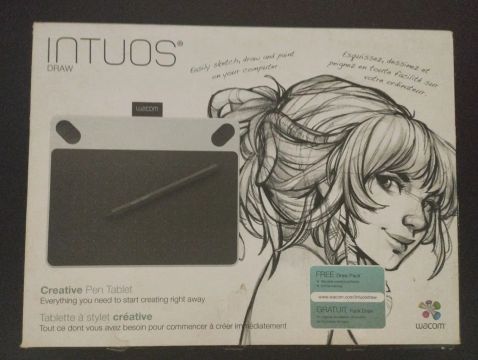 Mesa digitalizadora Wacom Intuos Draw CTL-490 white