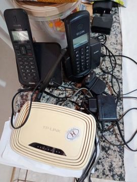 Kit Telefonia Fixa e Roteador