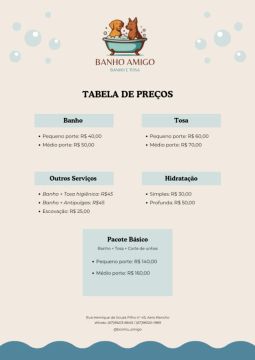 Banho e tosa