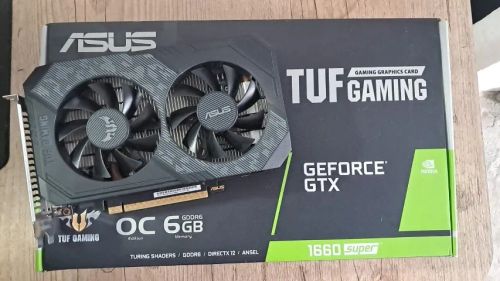 Oportunidade! Placa de Vídeo NVidia Geforce Asus GTX 1660 Super 6GB GDDR6 OC Edition