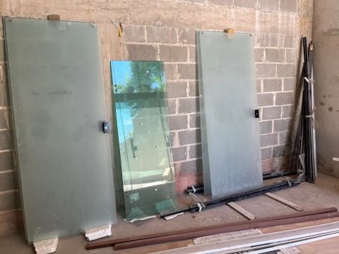 Vendo 4 portas de correr de Blindex 8 mm