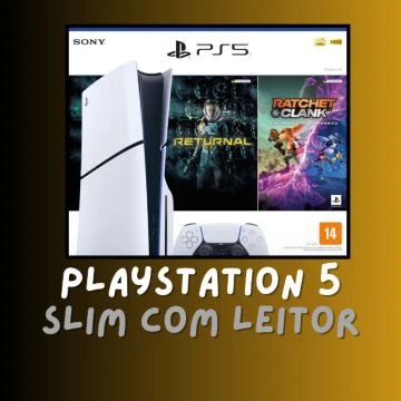Playstation 5 slim 1tb novo lacrado com nota fiscal ee parcelamento em até 18x Ps5 Slim