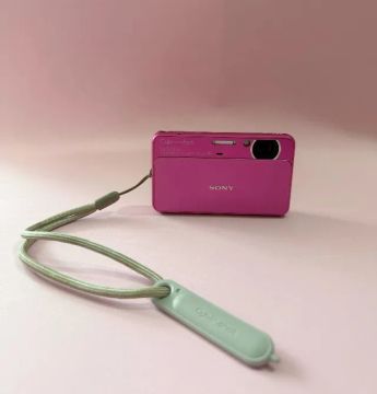 câmera digital sony cybershot dsc-t99 rosa pink 14.1 mega pixels vídeo full hd 1080 touch 