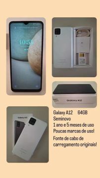 Galaxy A12 64GB Seminovo - Poucas Marcas de Uso