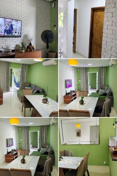 Casa ampla com 2 quartos e garagem 