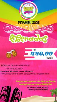 Casadinhas Beradas em Pirambu - 2025