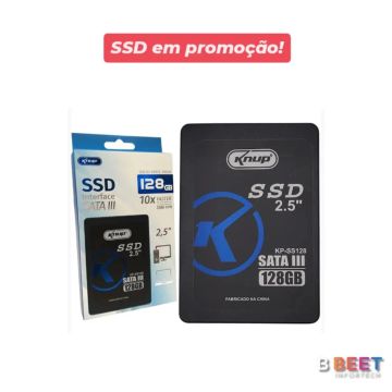 SSD Knup 128GB SATA III 2.5'' - Novo